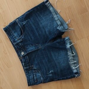 Kut from the Kloth Dark Blue Jean Shorts